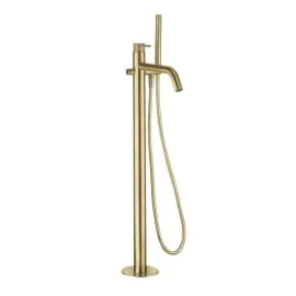 Contemporary Style - 3ONE6 Bath Shower Mixer Brushed Brass 