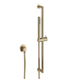 3ONE6 Designer Slide Rail Kit & Wall Outlet - Brushed Brass