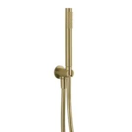 3ONE6 Wall Outlet, Handshower & Hose - Brushed Brass