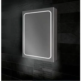 HIB Vapor 50 LED Mirror Cabinet 500x700mm, USB & Socket