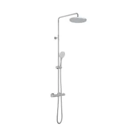 VADO Origins Velo Exposed Shower Column - Polished Chrome