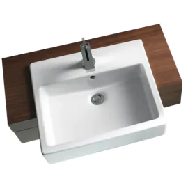 Duravit Vero Semi-Recessed Washbasin 