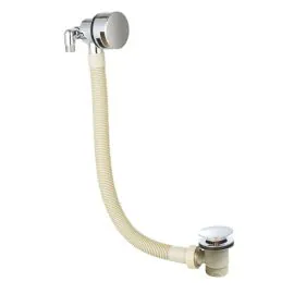 Bath Filler With Pop Up Waste Chrome (800mm)