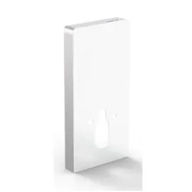 Essentials Senso Smart Touch Free Wave Flush Wall Hung Cistern Frame with White Glass Finish