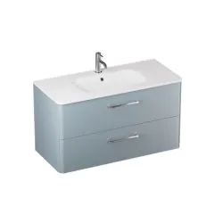 Camberwell 800mm Wall Mounted Vanity Unit Dusty Blue