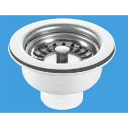 Basket Strainer Waste - Stainless Steel