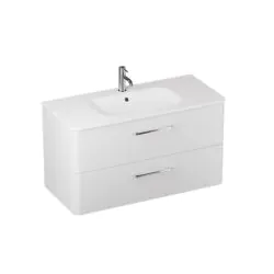 Camberwell 1000mm Wall Mounted basin 1Tap Hole White