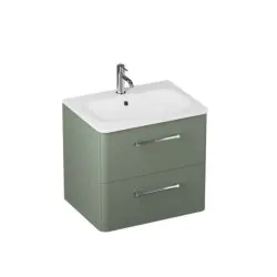 Camberwell 600mm Wall Mounted Vanity Unit Earthy Green