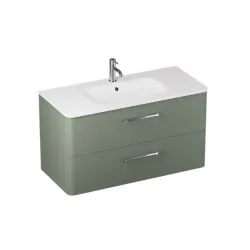 Camberwell 800mm Wall Mounted Vanity Unit - Earthy Green