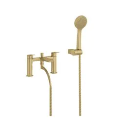 Greenwich Bath Shower Mixer 2TH Brushed Brass