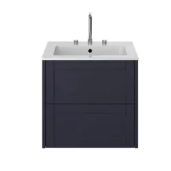 Lynton 600mm Wall Hung Vanity Unit Midnight Blue