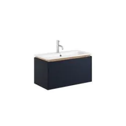 Mada 700mm Wall Hung soft close Vanity Unit - Indigo Blue