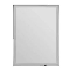 Kingston Black Illuminated Mirror Rectangular 600x800mm 