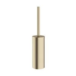 Crosswater MPRO Wall Mounted Toilet Brush & Holder Brushed Brass