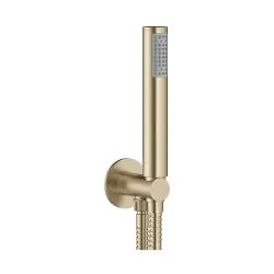 Crosswater MPRO Wall Outlet: Hose, Handset, Bracket, Brass