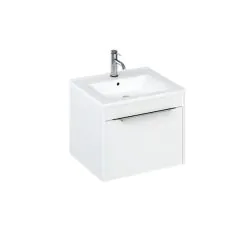 Shoreditch 550mm Wall Mounted Single Drawer White Matt