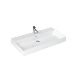 Shoreditch Frame 850mm Wall Mounted 1 Tap Hole Basin